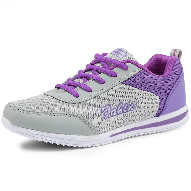 

2021 New Femme Summer Zapato Women Breathable Mesh Shoes Women Network Soft Casual Shoes Wild Flats Casual shoes