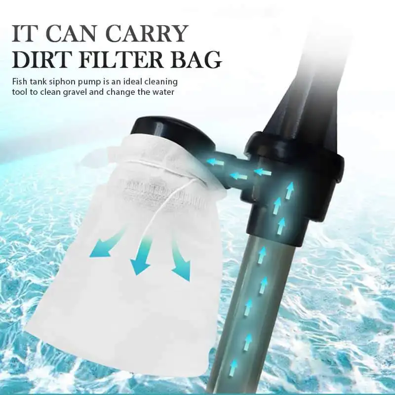 

Electric Aquarium Gravel Cleaner Fish Tank Water Change Pump Aquarium Cleaning Tool Water Changer Gravel Siphon Filter Pump