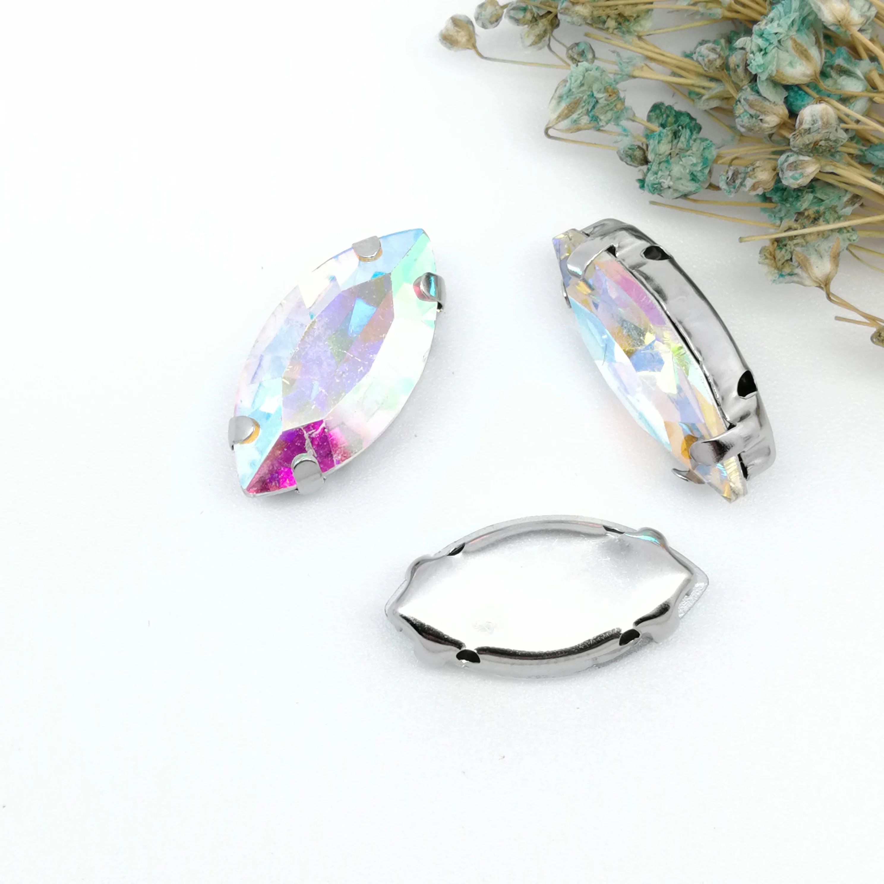 Больше размеров! Конский глаз AB цветная Бриллиантовая одежда и свадебная | Дом