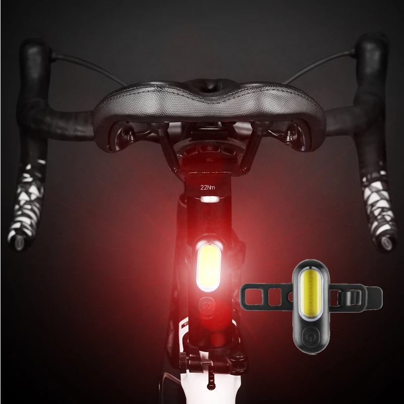 Светодиодный задний светильник рь для велосипеда красный белый синий 5 режимов
