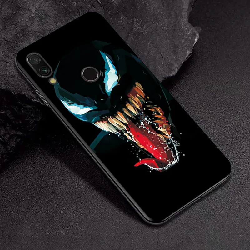 TPUBLK524 Черный ТПУ чехол для телефона Marvel для Xiaomi Redmi Note 7 6 8 Pro Чехол для Xiaomi Redmi 5 Plus задняя крышка Fundas Redmi 6A 7A 5A чехол - Цвет: TPUBLK524
