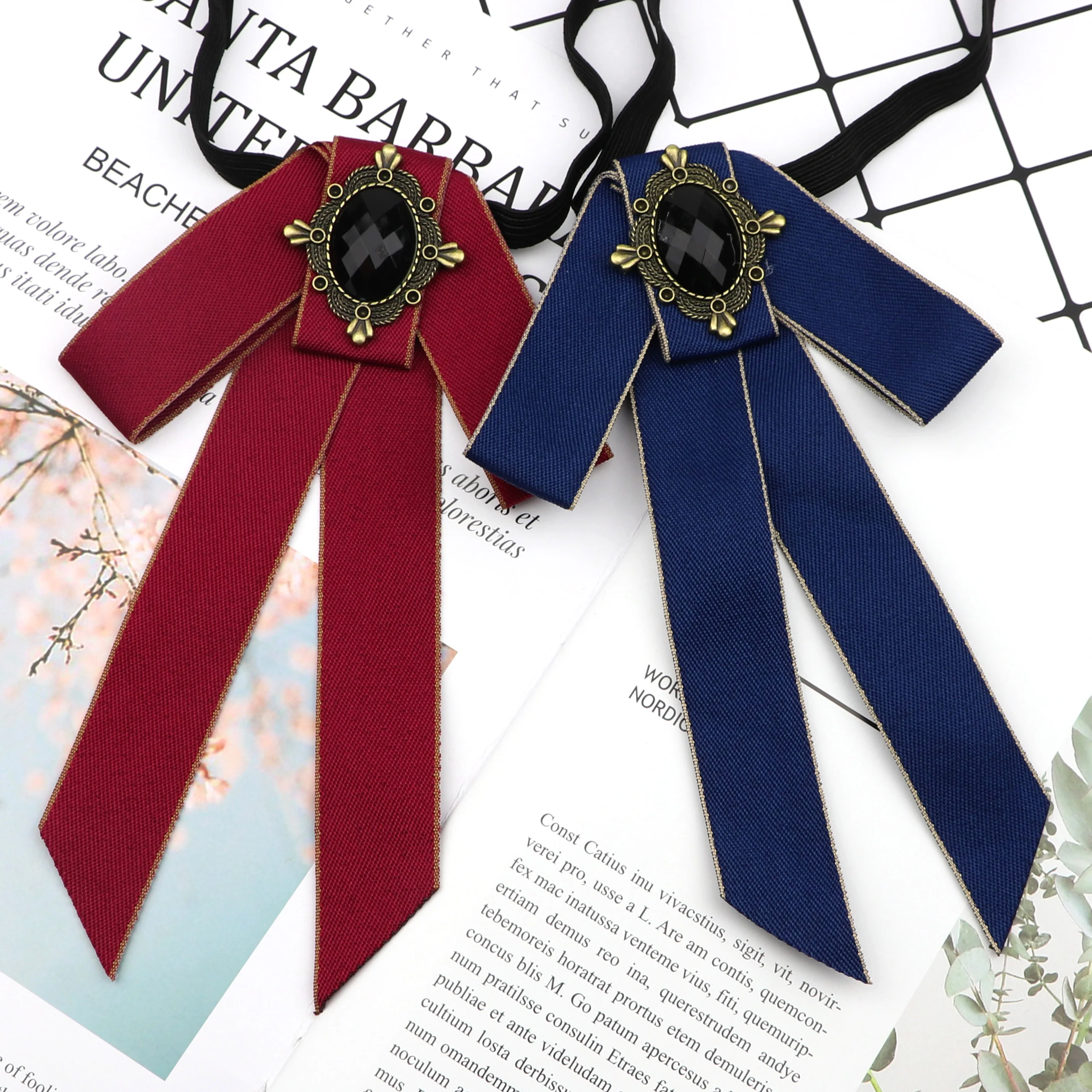 Великолепный винтажный Атласный Галстук бабочка для женщин унисекс лента с