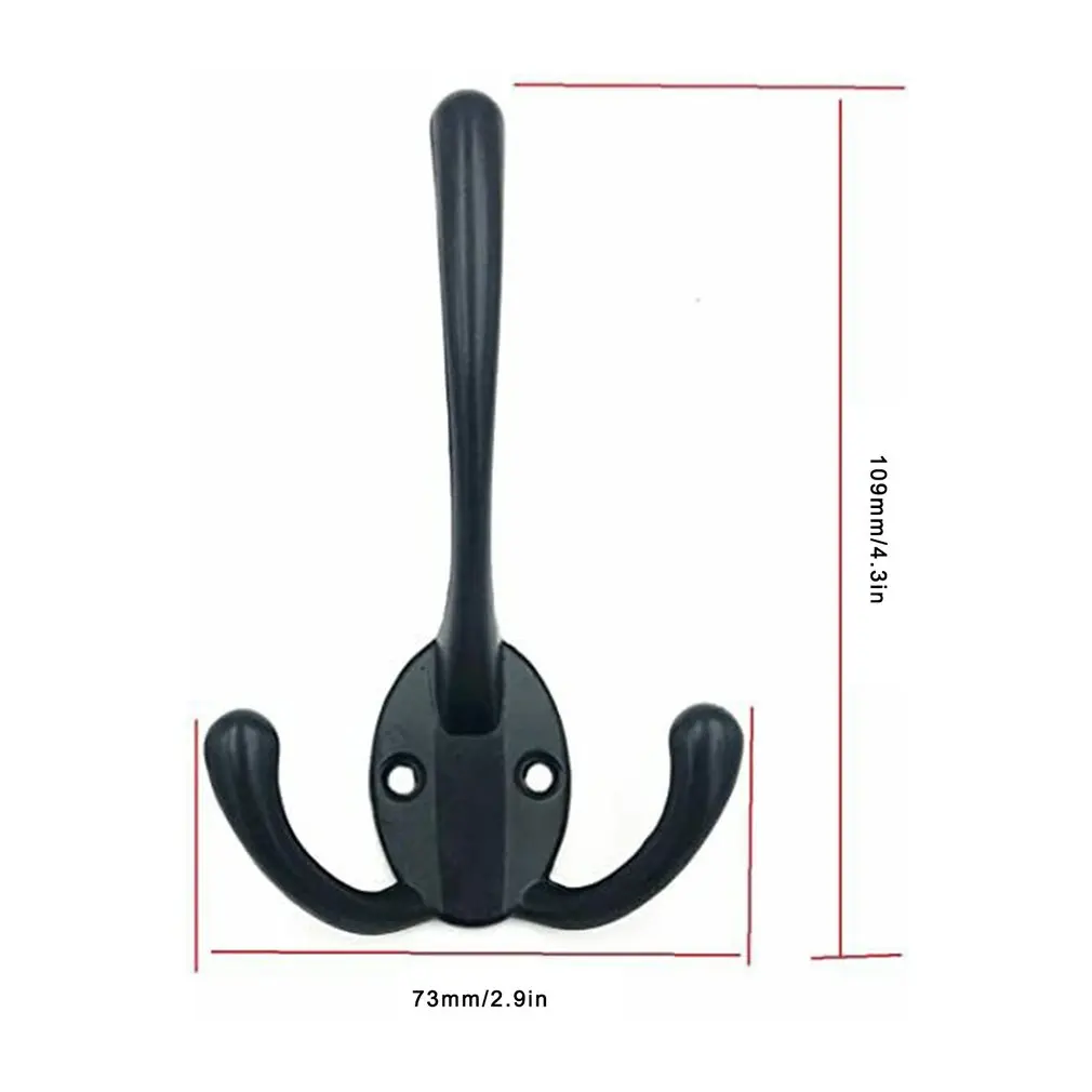 

Large Double Hook Metal Coat Hook Wall Hook Bathroom Kitchen Hook Zinc Alloy Coat Scarf Hook Coat Hook