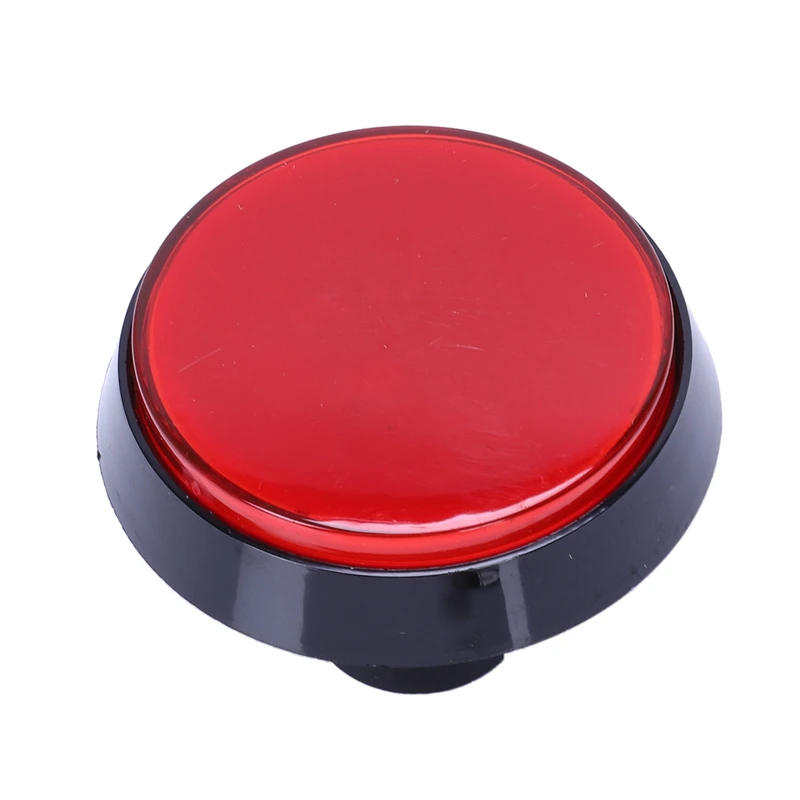 

Red LED Lamp 52Mm Dia Round Push Button W Limit Switch For Arcade Video Game