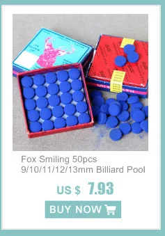 Fox Smiling 9/10/11/13 мм бильярдный наконечник кия м твердость бильярдный Кии для снукера Stick наконечник бильярдного кия аксессуары