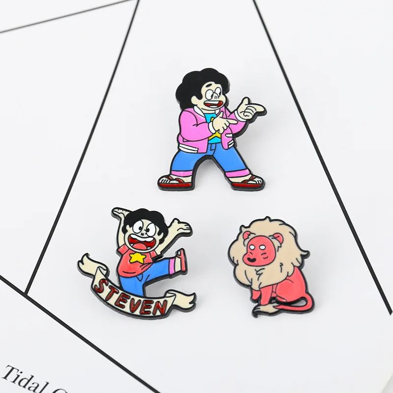 Стивен Вселенная значок воротник аксессуары брошь на рюкзак украшение pin|Булавки и значки| |