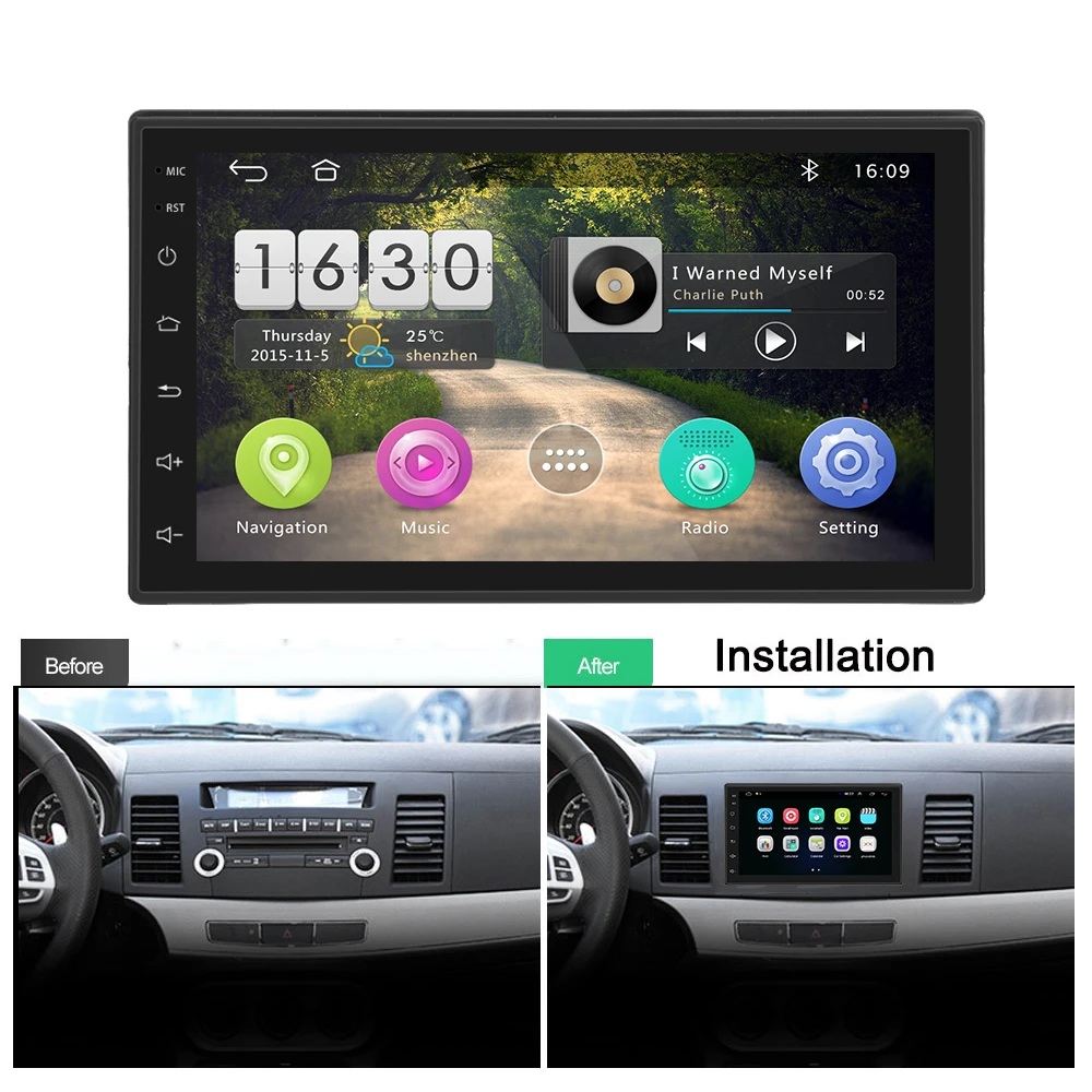 Camecho 2 din Автомобильный Радио gps android авто 7 ''универсальный автомобильный Радио мультимедийный плеер WiFi для Volkswagen Nissan hyundai Kia toyota
