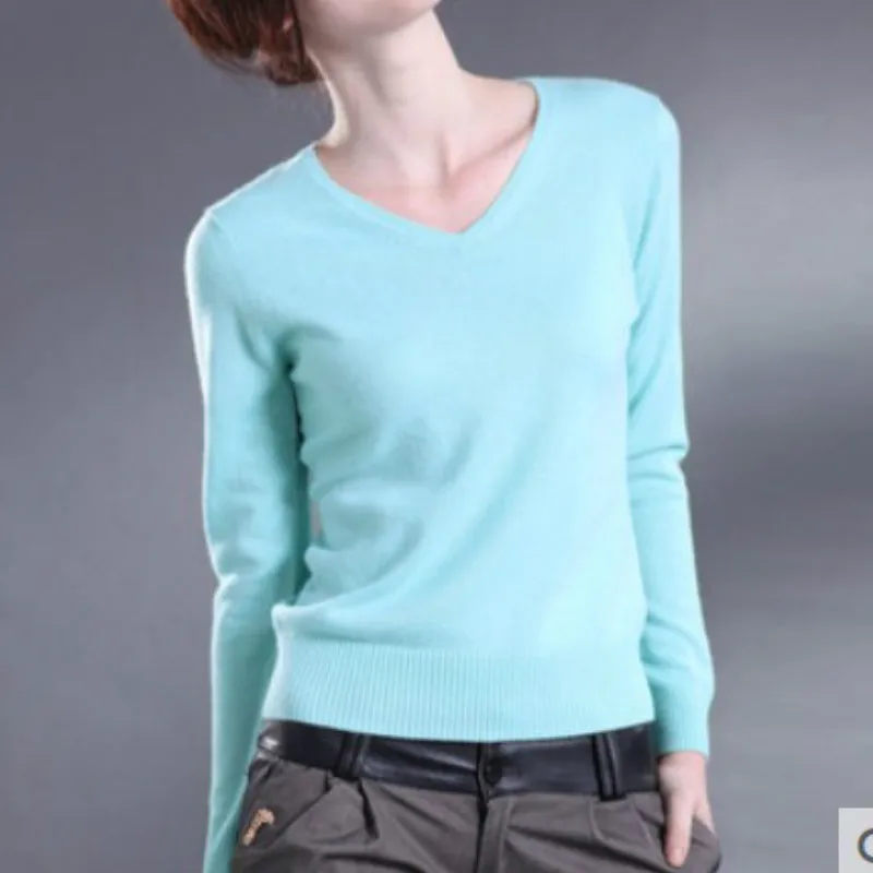 Женский свитер тонкий зимний кашемировый с высоким воротником базовый шерстяной