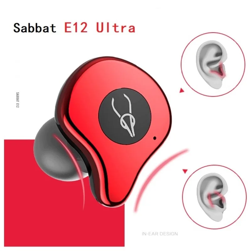 Оригинальные беспроводные bluetooth-наушники Sabbat E12 Ultra apxt TWS, Hi-Fi, шумоизоляция, наушники-вкладыши, Спортивная гарнитура, Беспроводная зарядка, PK