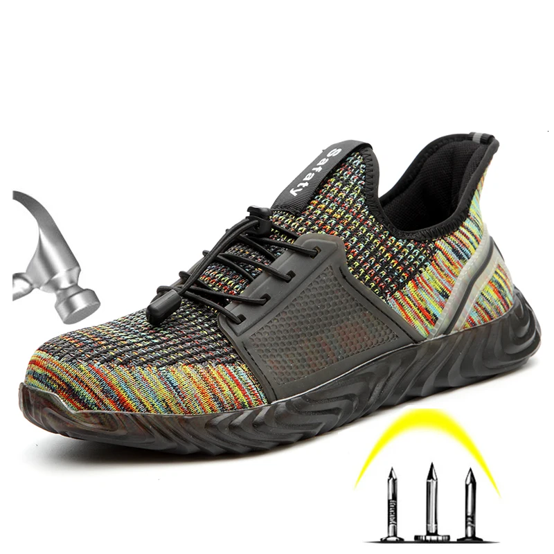 Ботинки мужские рабочие со стальным носком и защитой от ударов|Защитные сапоги| |