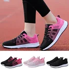 Нескользящие кроссовки SAGACE на шнуровке, дышащие студенческие кроссовки, Вулканизированная подошва, женская обувь на плоской подошве, 2021, сетчатая однотонная повседневная обувь