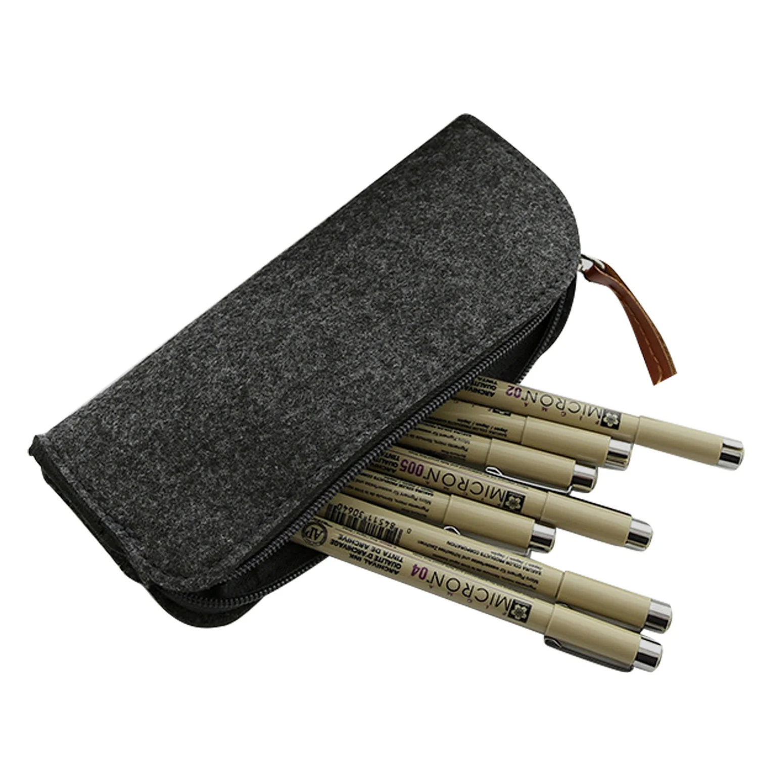 

3PCS 3Style Fashion Felt Pen Pencil Case Cover Bag Pouches Holders for Students Boys Girls Writers Painters Stationery Supplier