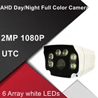 Аналоговая камера высокого разрешения 1080p 2mp Full Цвет в дневное и ночное время аналоговые Высокое Разрешение камера наблюдения AHD CCTV камеры безопасности в помещениина открытом воздухе