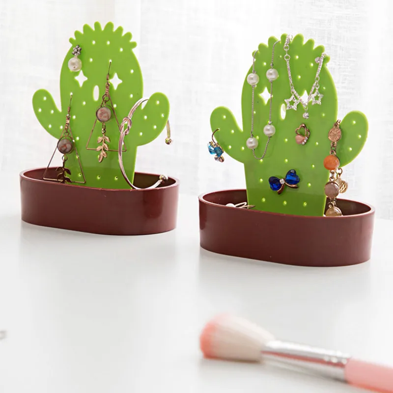 Коробка для ювелирных изделий С КАКТУСОМ многофункциональный чехол хранения