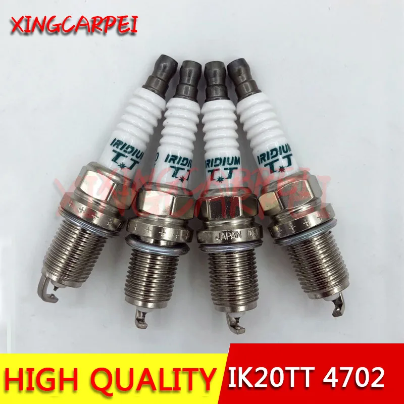 IK20TT 4702 иридиевая Свеча зажигания 4 шт. подходит для Chevrolet Toyota Caldina Audi Lexus Honda BMW 4702Car