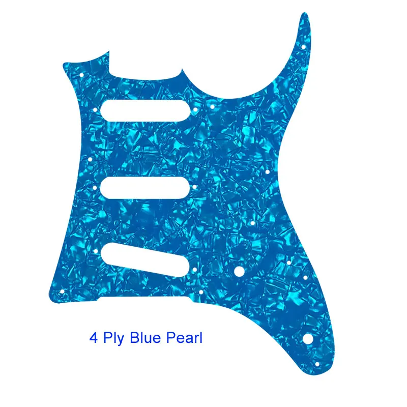 4Ply Blue pearl Pleroo пользовательские гитарные части-для MIJ Ibanez GRX20 контур гитары накладку хамбакера пикап царапины пластины SSS накладки - Цвет: 4Ply Blue pearl