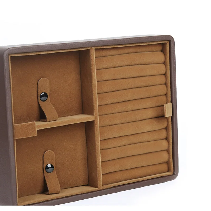 Шкатулка-органайзер для ювелирных изделий двухслойная из полиуретана - купить по