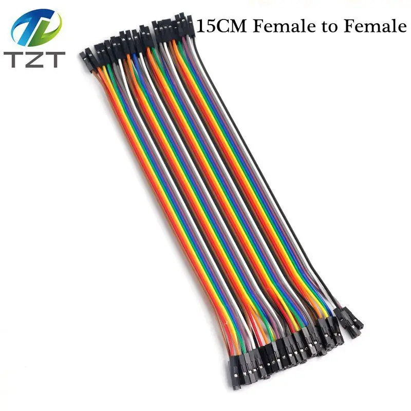 TZT Dupont Line 10 см/15 см/40 см мужской+ Женский Мужской и Женский Соединительный провод Dupont кабель для arduino DIY KIT