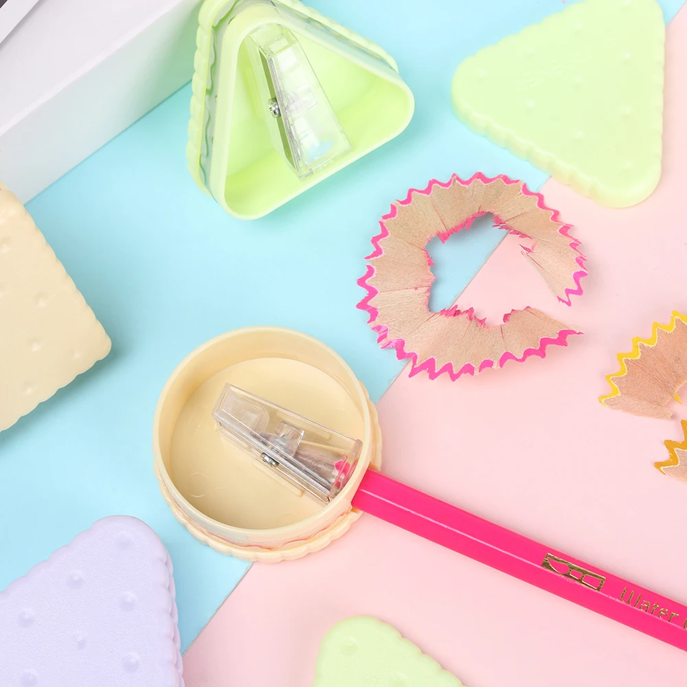 1 шт. Пластиковая точилка для карандашей с лезвием из нержавеющей стали |