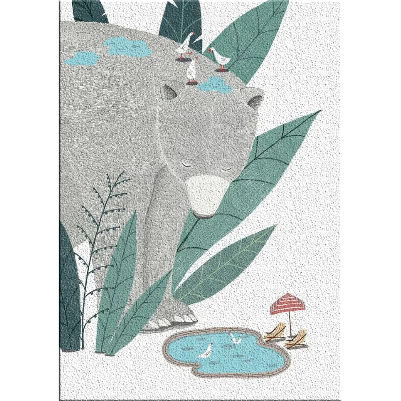 Мягкие домашние коврики пушистый коврик с медведем для детей детские ковры