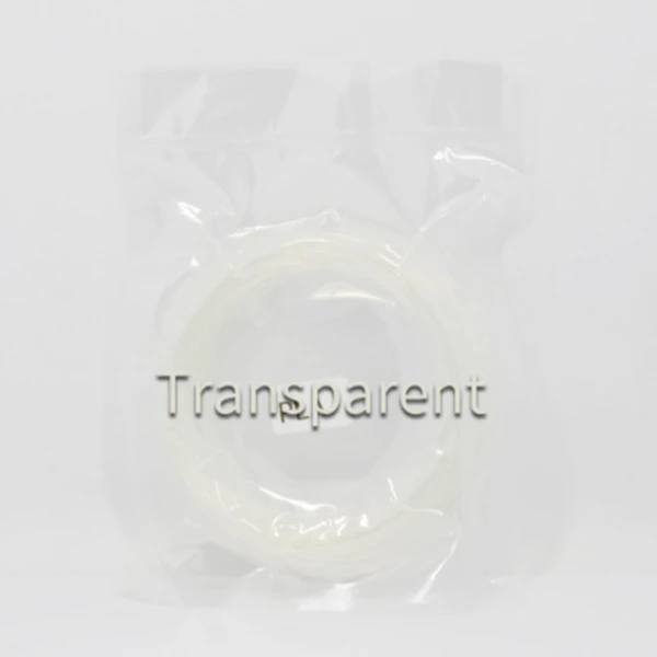 Transparent Пластик для 3D ручки 10 метров PlA 1,75 мм 3d Принтер Нити печатные материалы экструдер аксессуары Запчасти прозрачный белый дерево - Цвет: Transparent