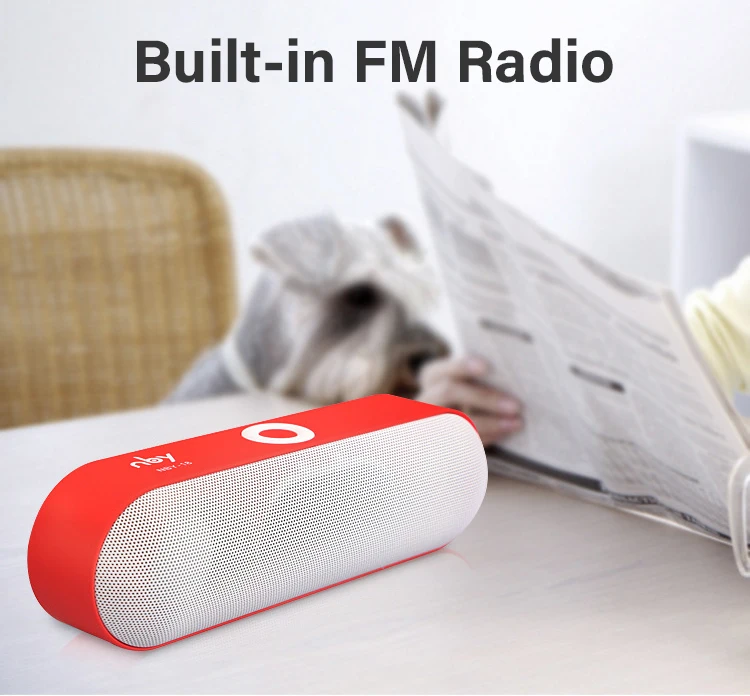NBY18 мини портативный Bluetooth динамик fm-радио беспроводной динамик 3D стерео музыка объемный компьютер колонки поддержка TF AUX USB