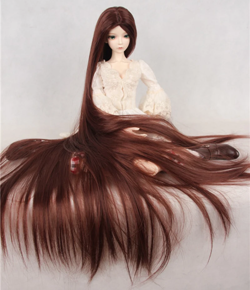 1/3 1/4 Bjd парик высокой температуры длинные прямые волосы MSD SD Yosd для куклы BJD|Куклы| |