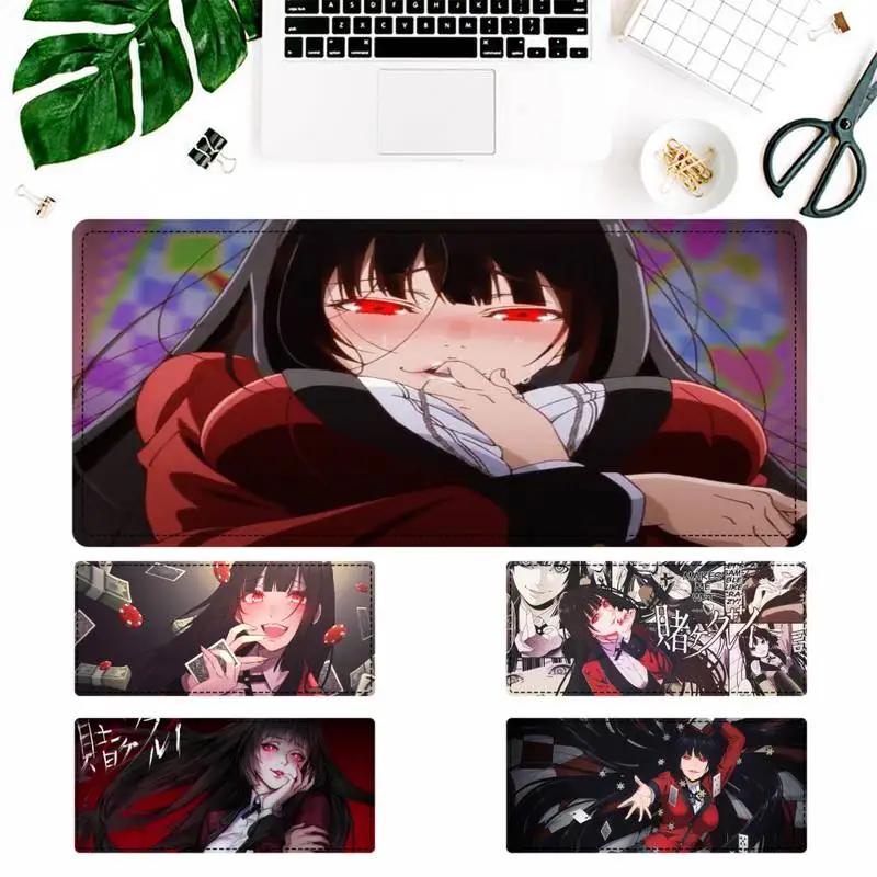 

Cartoon Kakegurui Yumeko Jabami Gaming MousePad PC Laptop Gamer Mousepad Anime Antislip Mat Keyboard Desk Mat For Overwatch/CSGO