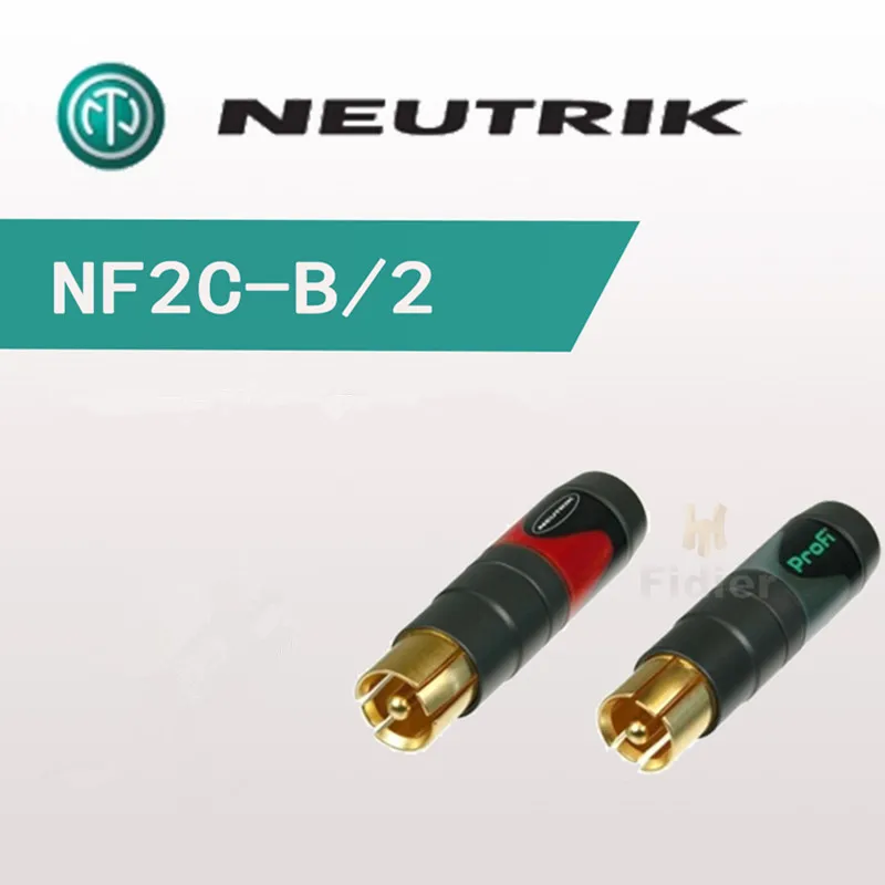 Neutrik NF2C-B/2 Neutrik профи лихорадка Hi-Fi стерео RCA штекер lotus Neutrik NF2C-B/2 Neutrik профи лихорадка Hi-Fi стерео RCA штекер lotus