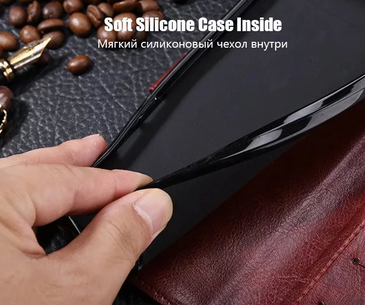 Кожаный чехол-бумажник для Samsung Galaxy A3 A5 J1 J2 J3 J5 J7 Neo 2017 Prime A6 A8 2018 J4 J6 S9 S8 Plus S7 S6 edge S5 S3