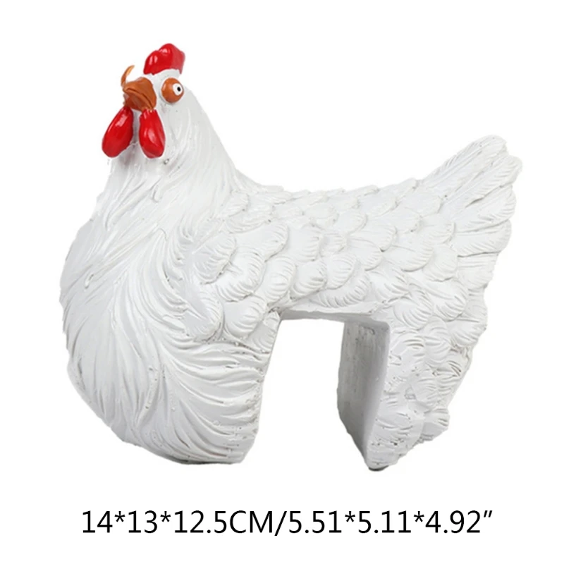 Лестница с зажимом 594C полимерные декоративные статуи курицы животные зажимные