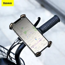 Baseus Bike Phone Holder Bicycle Mobile Cellphone Holder Motorcycle Suporte Celular For iPhone Samsung Xiaomi Huawei