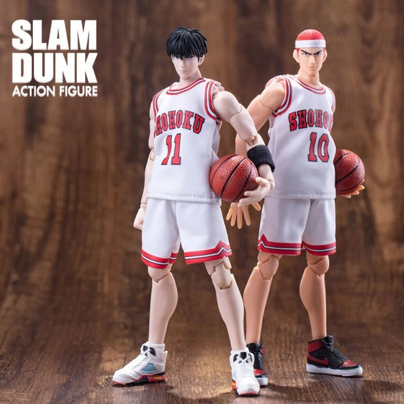 Отличные игрушки Dasin SLAM DUNK No. 10 Hanamichi Sakuragi & 11 Rukawa Kaede фигурку GT Модель NO.10 белая