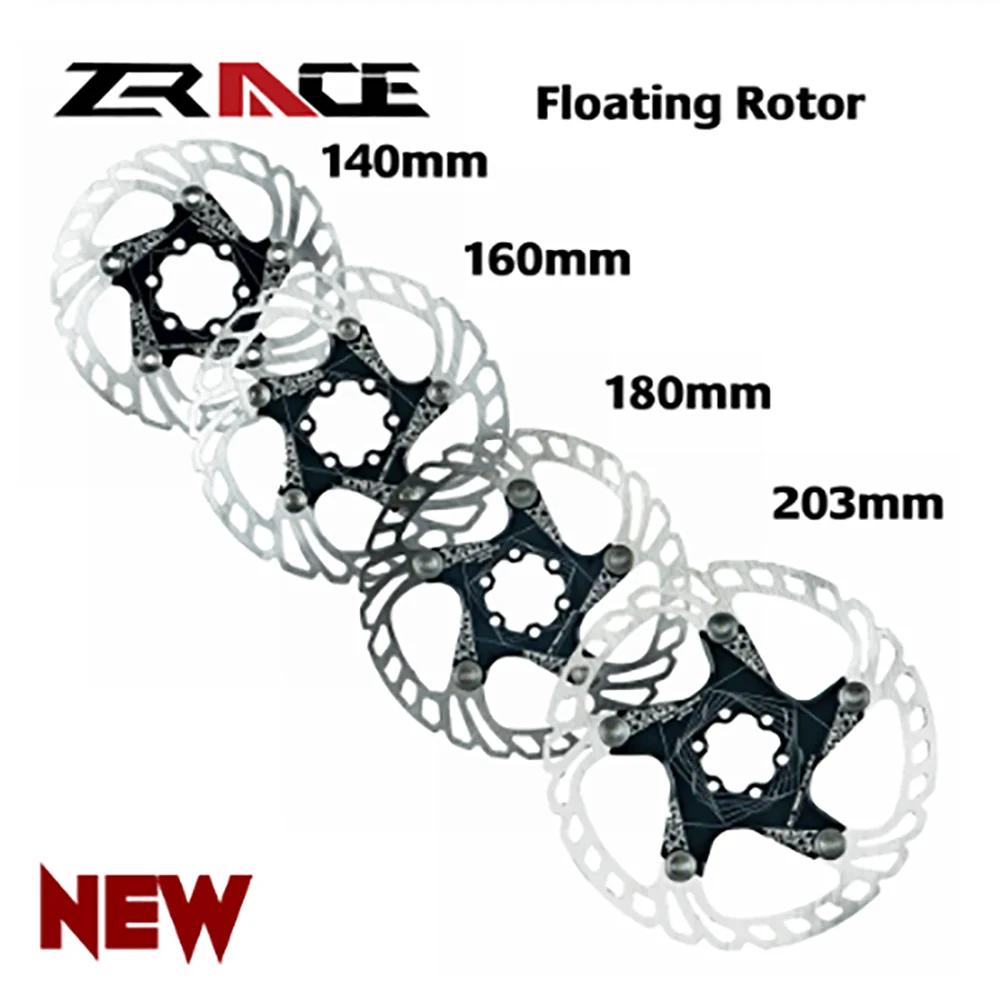 Zracing Велосипедный тормозной ротор сильный теплоотвод llimetri плавающий 140 me 160 180 203