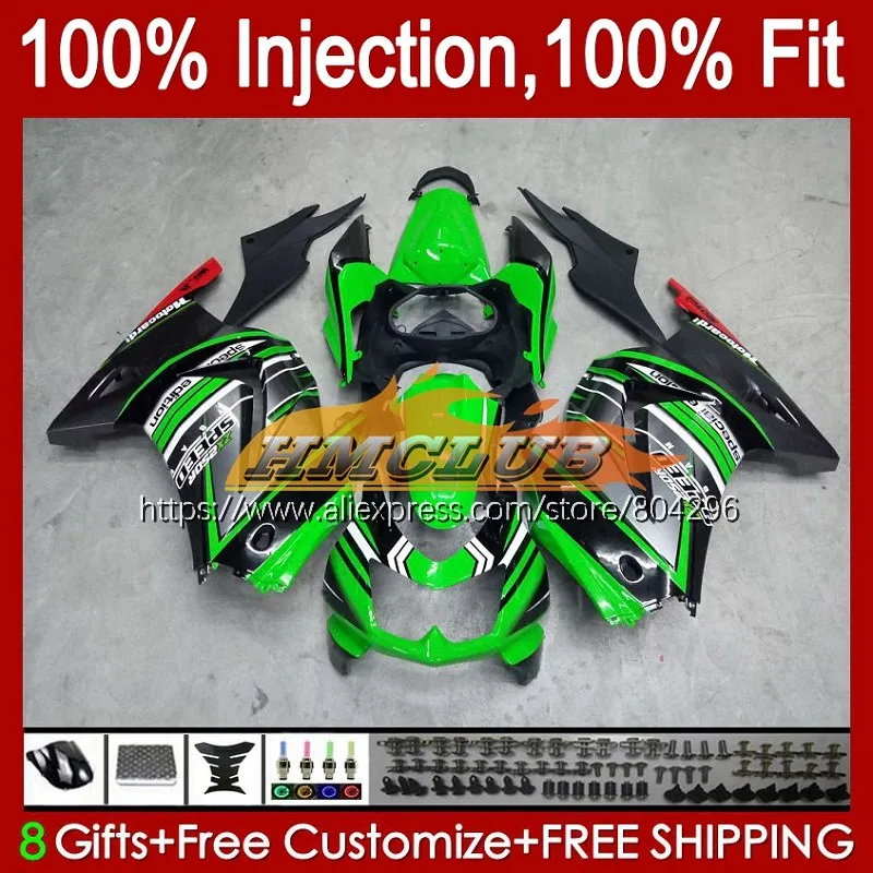 

Injection For KAWASAKI ZX250R 2008 2009 2010 2011 2012 53No.81 ZX-250R EX250 EX ZX 250R 250 New green hot 08 09 10 11 12 Fairing