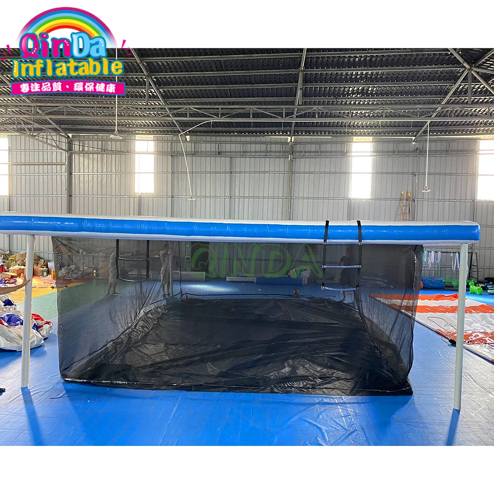 piscina flotante inflable de material