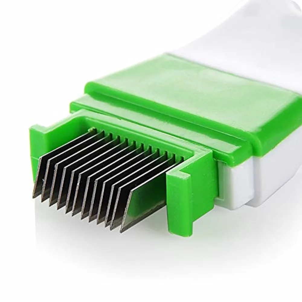 

1PC New Cut Onion Slicer Cutter Shredded Vegetable Stainless Steel Durable Cooking Kitchenware Kitchen Tool