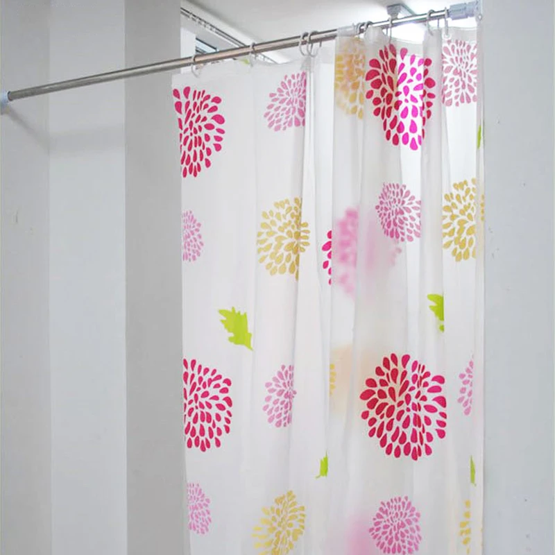 

High Quality Bathroom Shower Curtain Waterproof Mildew Proof PEVA Bath Curtain Shower Curtains Environmental Toilet Door Curtain