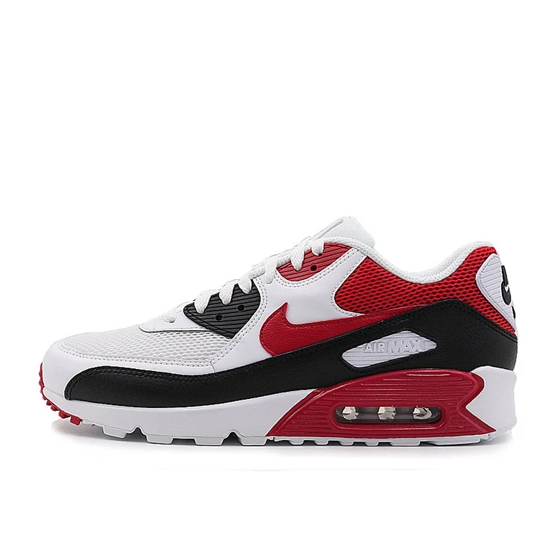 Оригинальные мужские кроссовки для бега Nike Air Max 90 эфирные, износостойкие, классические, спортивные, уличные, сетчатые, дышащие кроссовки 537384-111