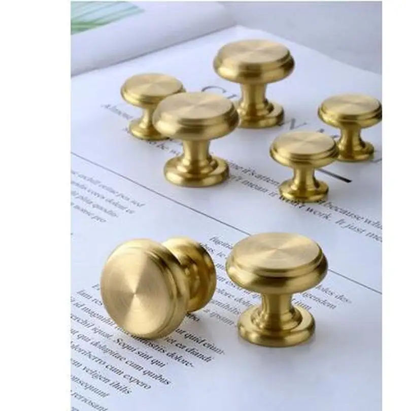 Высококачественная твердая латунная ручка для шкафа шкаф винтажные ручки