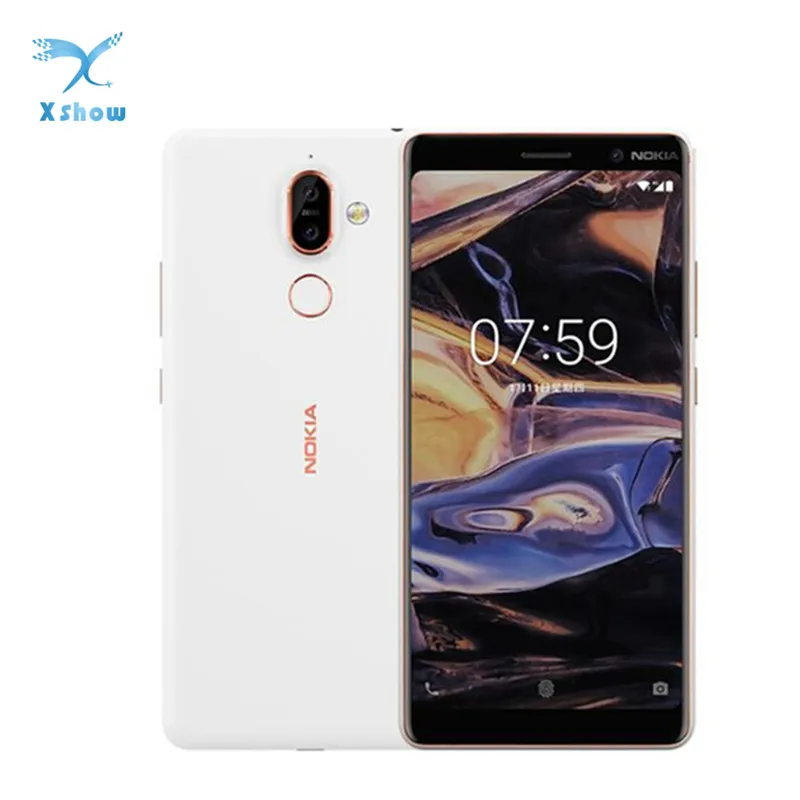 Оригинальный Nokia 7 Plus 4/6 ГБ ОЗУ 64 Гб ПЗУ 6 0 дюймов NFC 3800 мАч Snapdragon 660 Передняя 16 Мп