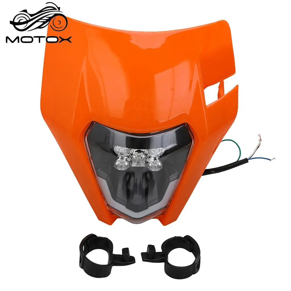 

Для KTM SX XC XCW SXF XCFW XCF 125 144 150 200 250 350 450 мотоцикл новый светодиодный головной светильник