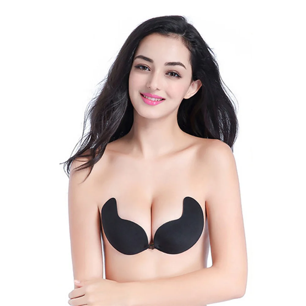 

2pcs Strapless Sticky Invisible Nipples Stickers Push Nipples Tapes for