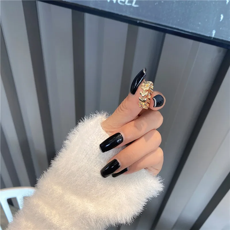 Модные Позолоченные Золотая Рыбка Кости кольцо простой женское на заказ Женская