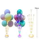 Светодиодный светильник, воздушный шар, подставка, колонна, свадебный стол, украшение, воздушные шары, палочки, детский душ, вечерние шары на день рождения