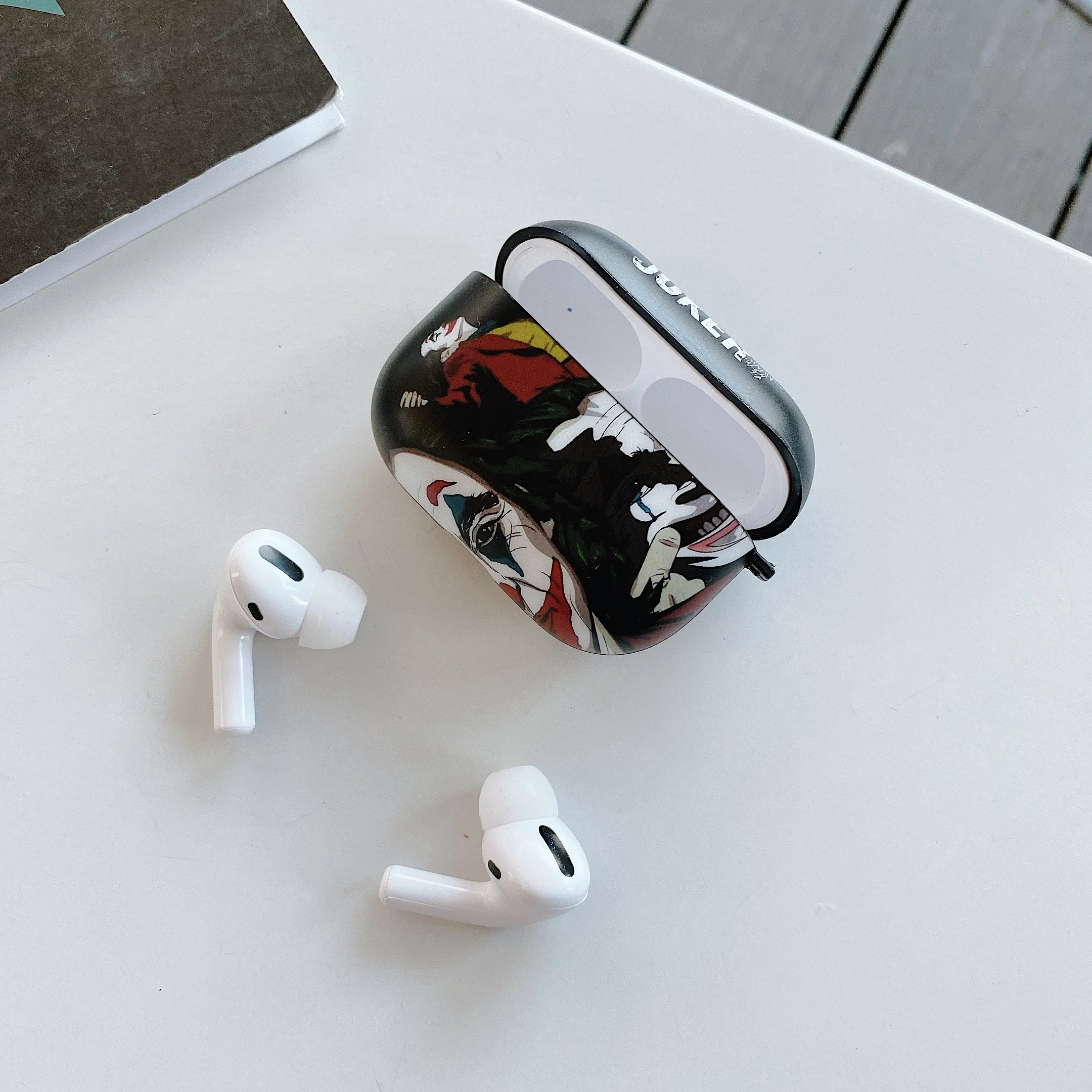 Роскошный чехол IMD Для Apple AirPods 1 2 3 Pro с рисунком клоуна Джокера Аватара милое