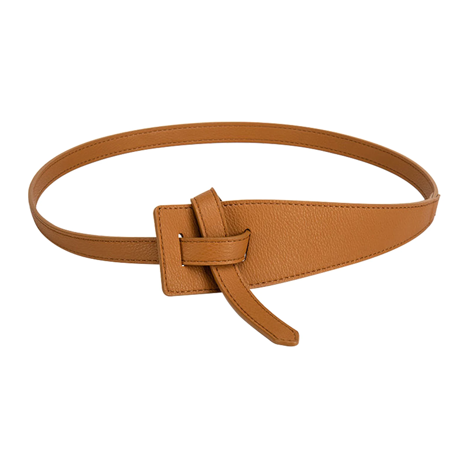 

Designer Waistband PU Leather Women Belt Soft Simple Fashion Jumpsuit Cummerbunds Coat Dress Knot Ceinture Jeans Solid Long