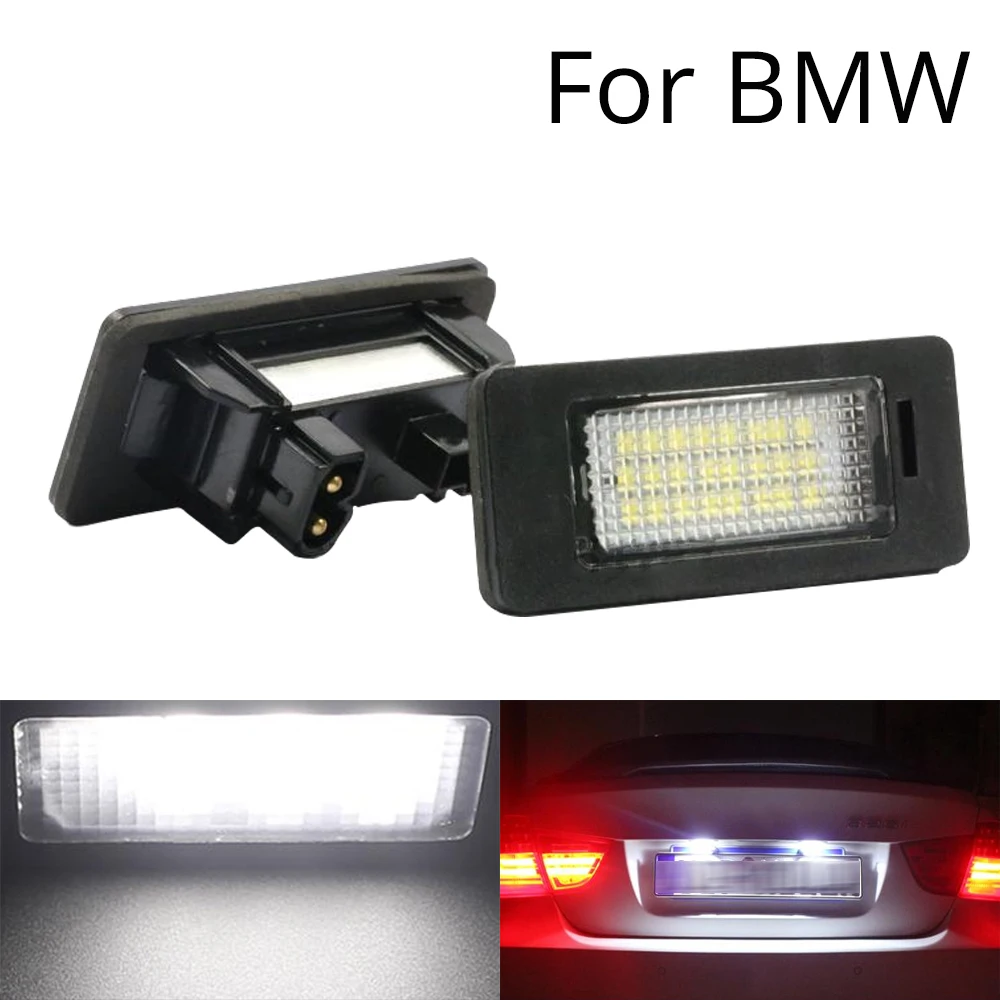 

1PCS Canbus Led for BMW Number License Plate Lamp White for BMW E39 M5 E70 E71 X5 X6 M5 E90 E92 E93 M3 Parking Trunk Lights 12V