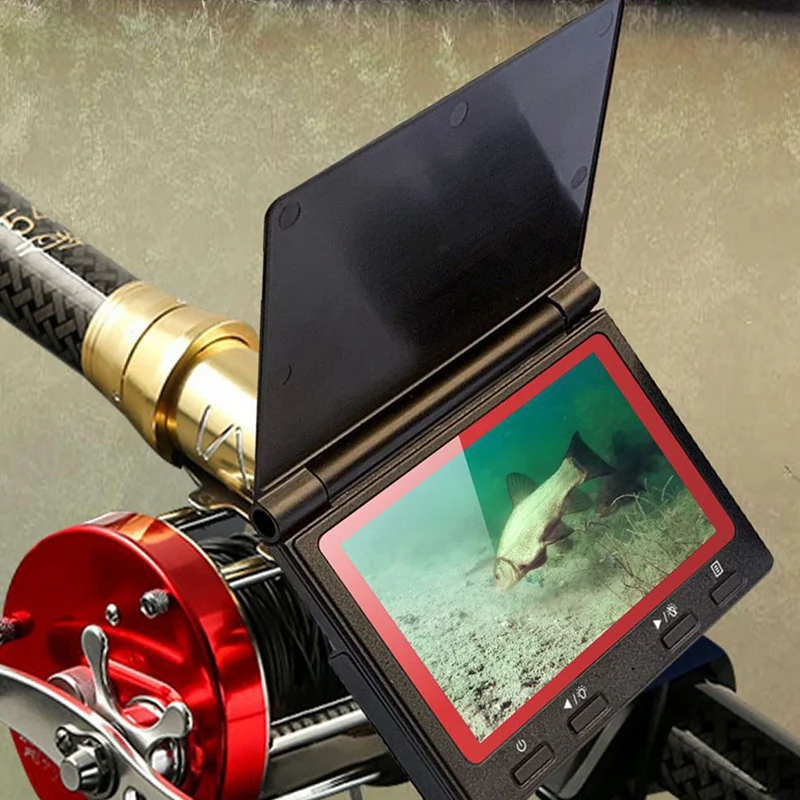 Рыболовная камера фиксированная на удочке подводный видео рыболокатор монитор 30