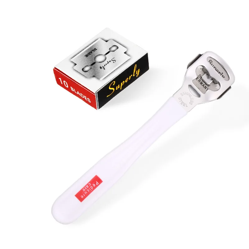 Нож для маникюра и педикюра средство удаления омертвевшей кожи мозолей набор из 2